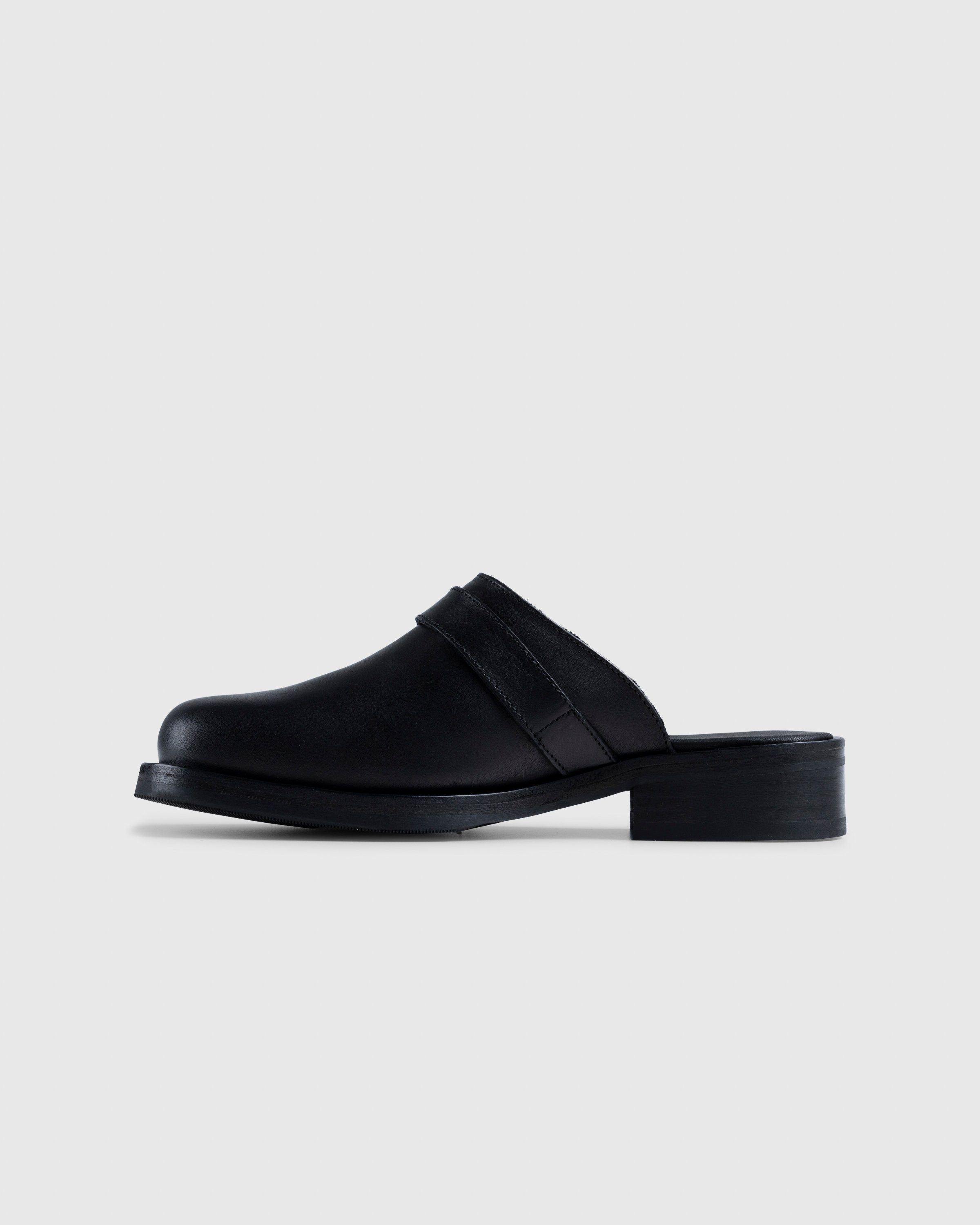 Our Legacy – Camion Mule Black Leather | Highsnobiety Shop